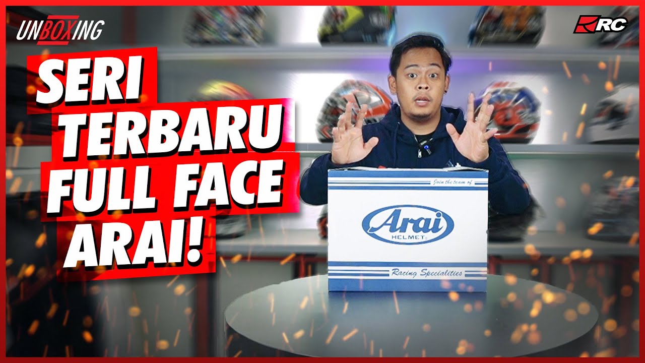 ARAI ASTRO GX ❗️ SERI FULL FACE TERBARU DARI ARAI ❗️ - RC Unboxing -