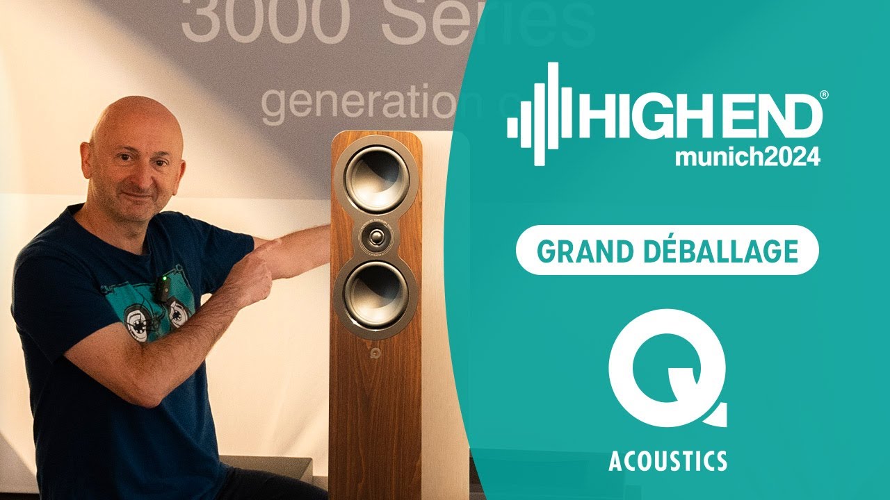 Enceintes Q Acoustics série 3000 - Le Grand Déballage avec PP Garcia