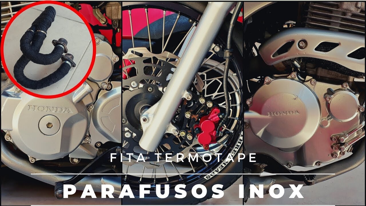 PARAFUSOS INOX PRA FALCON - FITA TERMOTAPE ESCAPAMENTO
