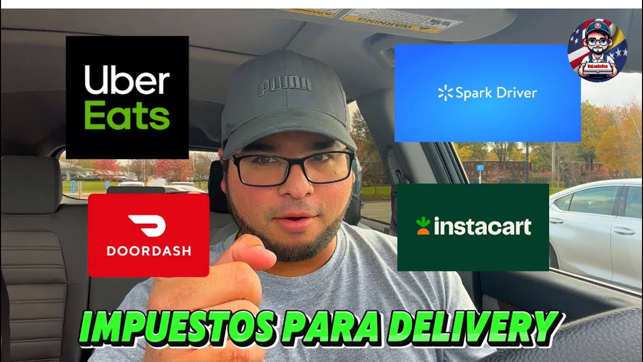 Taxes for DoorDash, Uber Eats, and Spark Driver deliveries