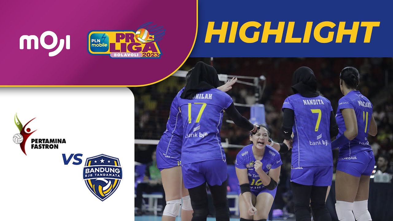 Bandung BJB VS Jakarta Pertamina Fastron (3-0) | Highlight FINAL FOUR PLN Mobile Proliga 2023