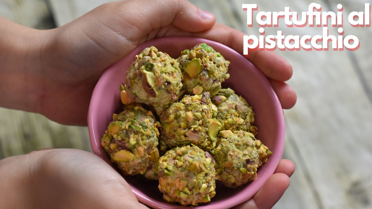 Tartufini al pistacchio