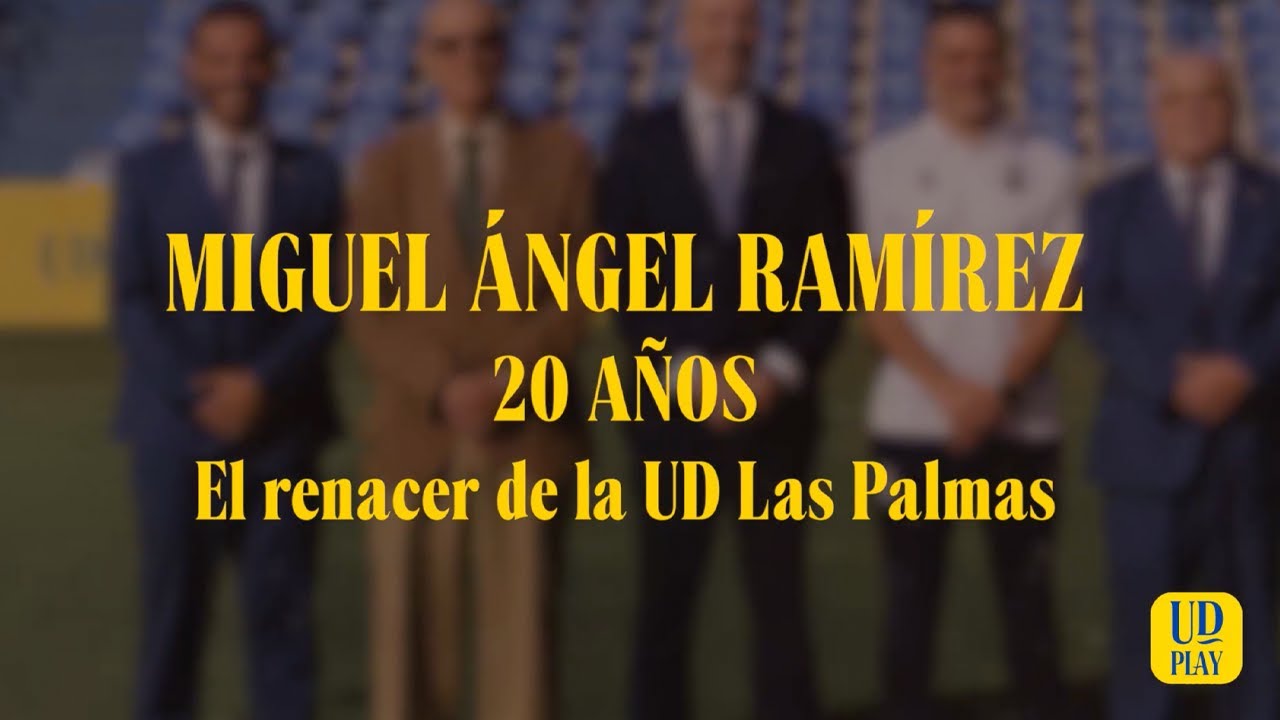 Miguel Ángel Ramírez cumple 20 años como presidente de la UD Las Palmas. | UD Las Palmas