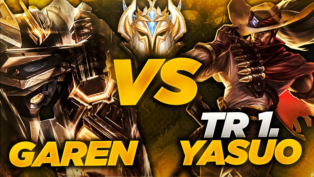 KARŞIMA TR YASUO 1.Sİ GELDİ! - YASUO'YA KARŞI NASIL OYNANIR? - CHALLENGER ELO ÖĞRETİCİ GAREN OYNANIŞ