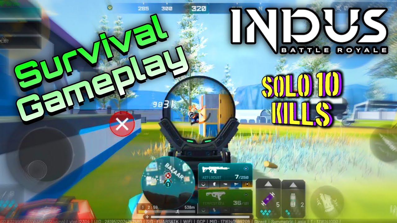 Indus solo survival gameplay | solo 10 kills