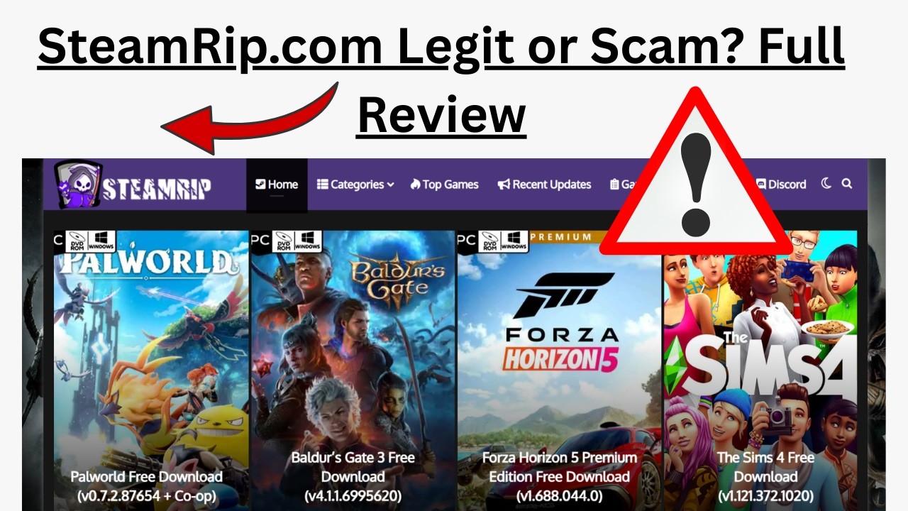 SteamRip.com: легитимный сайт или мошенничество? Полный обзор (2026)