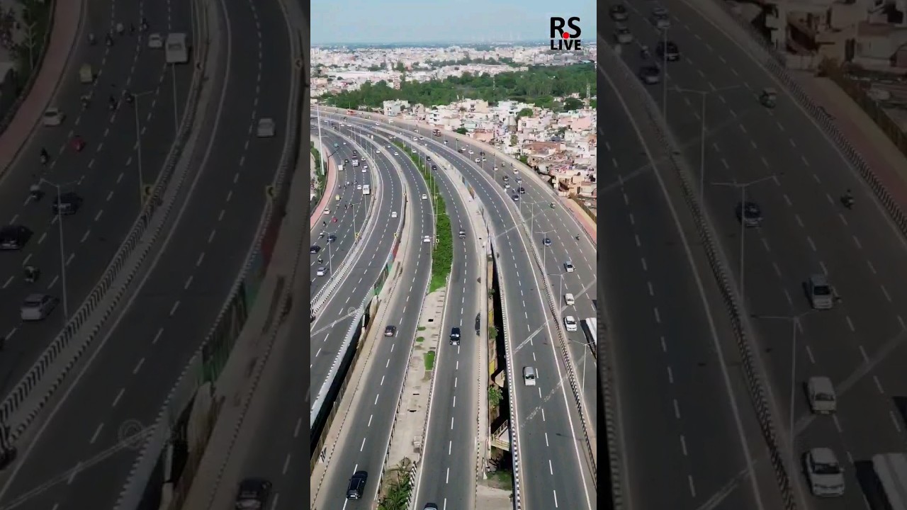 Delhi Meerut Expressway is&nbsp;96&nbsp;km long 14 Lane expressway, connecting&nbsp;#Delhi&nbsp;with&nbsp;#Meerut India 🇮🇳