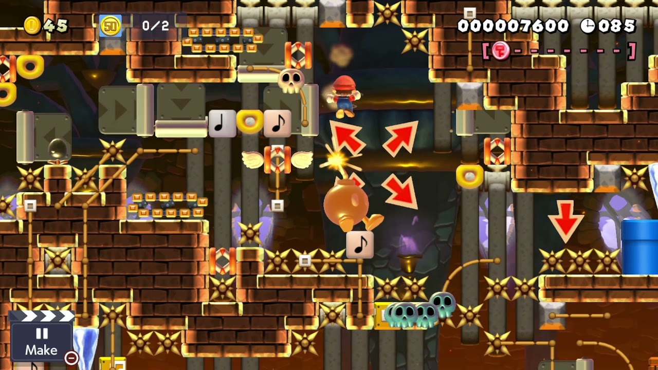 smm2 - nsmbu speedrun (segmented)