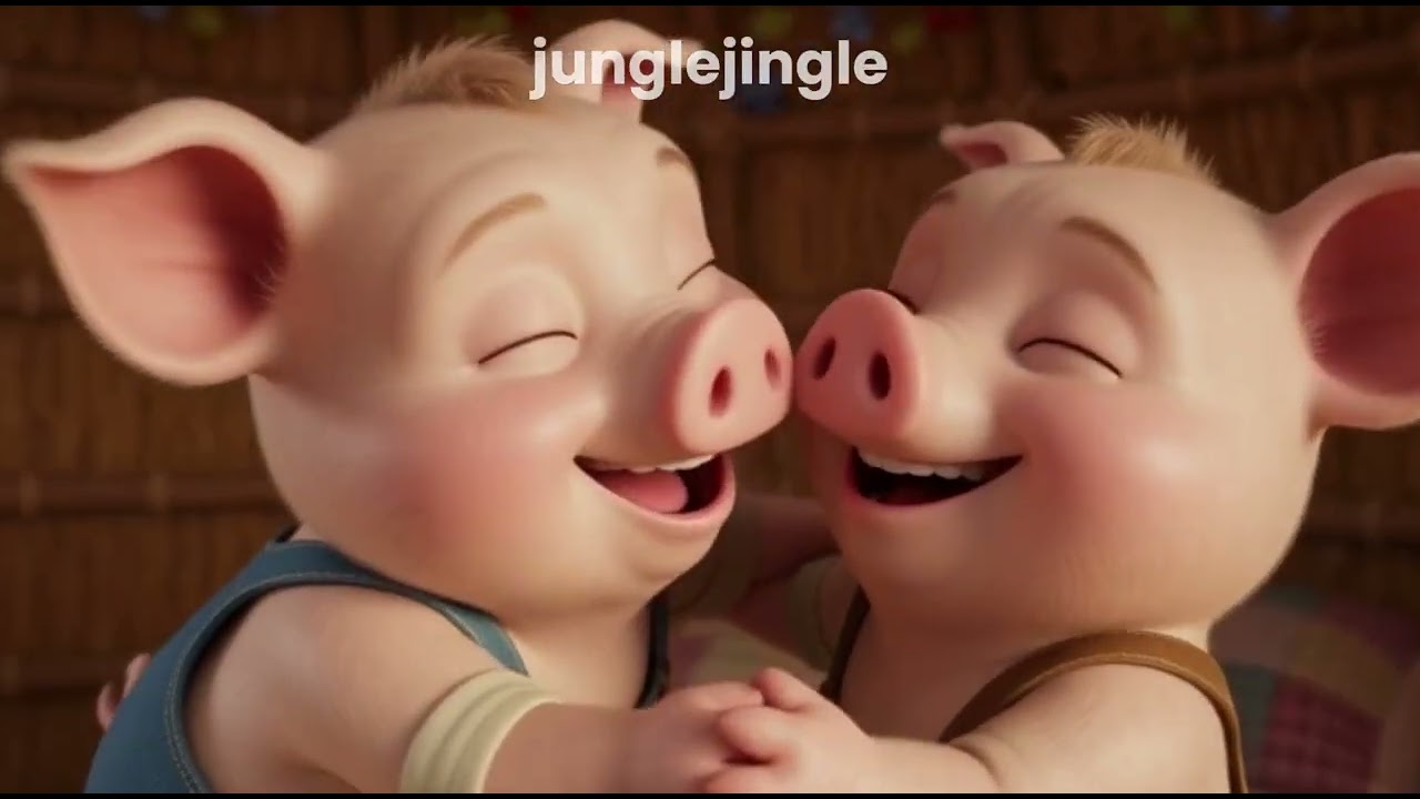 👉 The Three Little Pigs 🐷 | Kids Animated Story | Learn About Hard Work