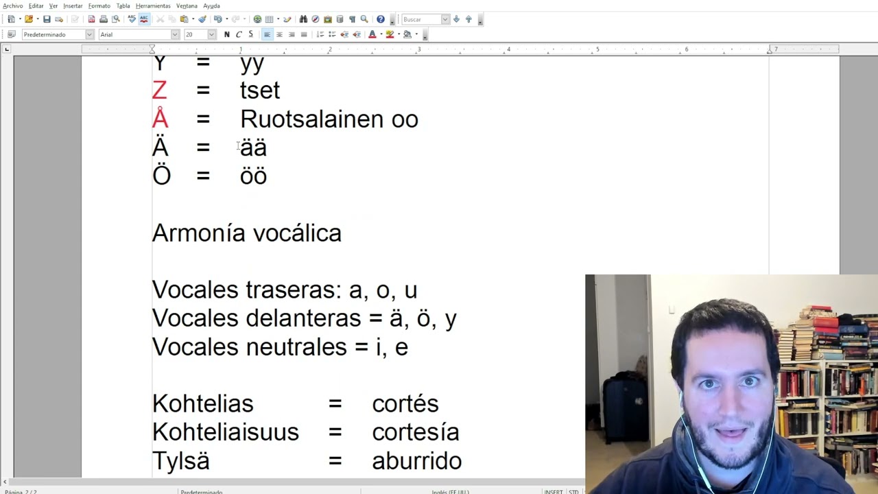 Gramática del finlandés #1 Alfabeto y harmonía vocálica