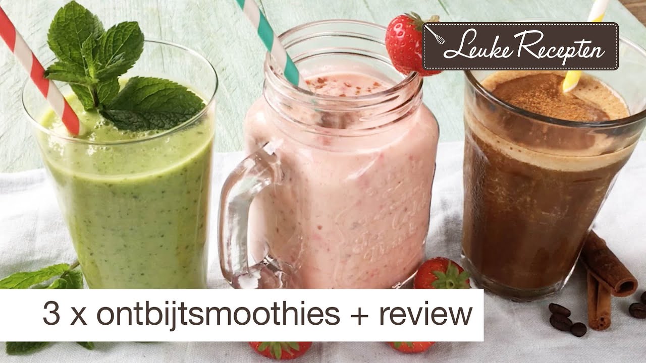 3 x ontbijtsmoothies