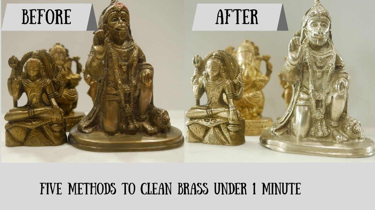 How To Clean Brass  | 5 Easy Brass Cleaning Ideas | Priyanka Uppal