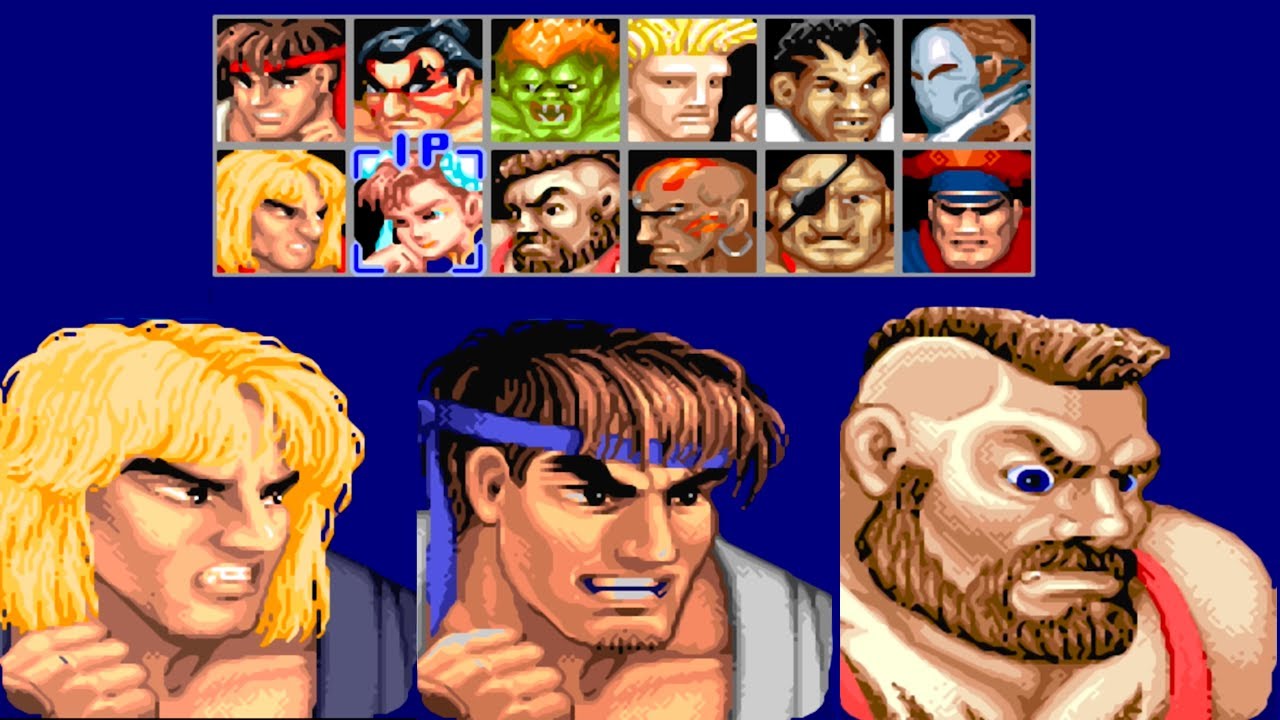 1 VIDEO 3 MATCH: KEN - RYU - ZANGIEF: Street Fighter 2 Champion Edition ( Hardest ) - 4K 60 FPS