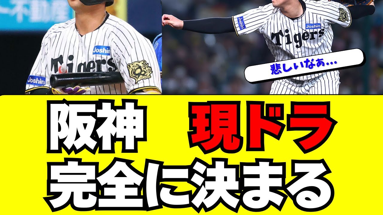 【阪神】戦力外＆ドラフトで現役ドラフト候補が絞られた件