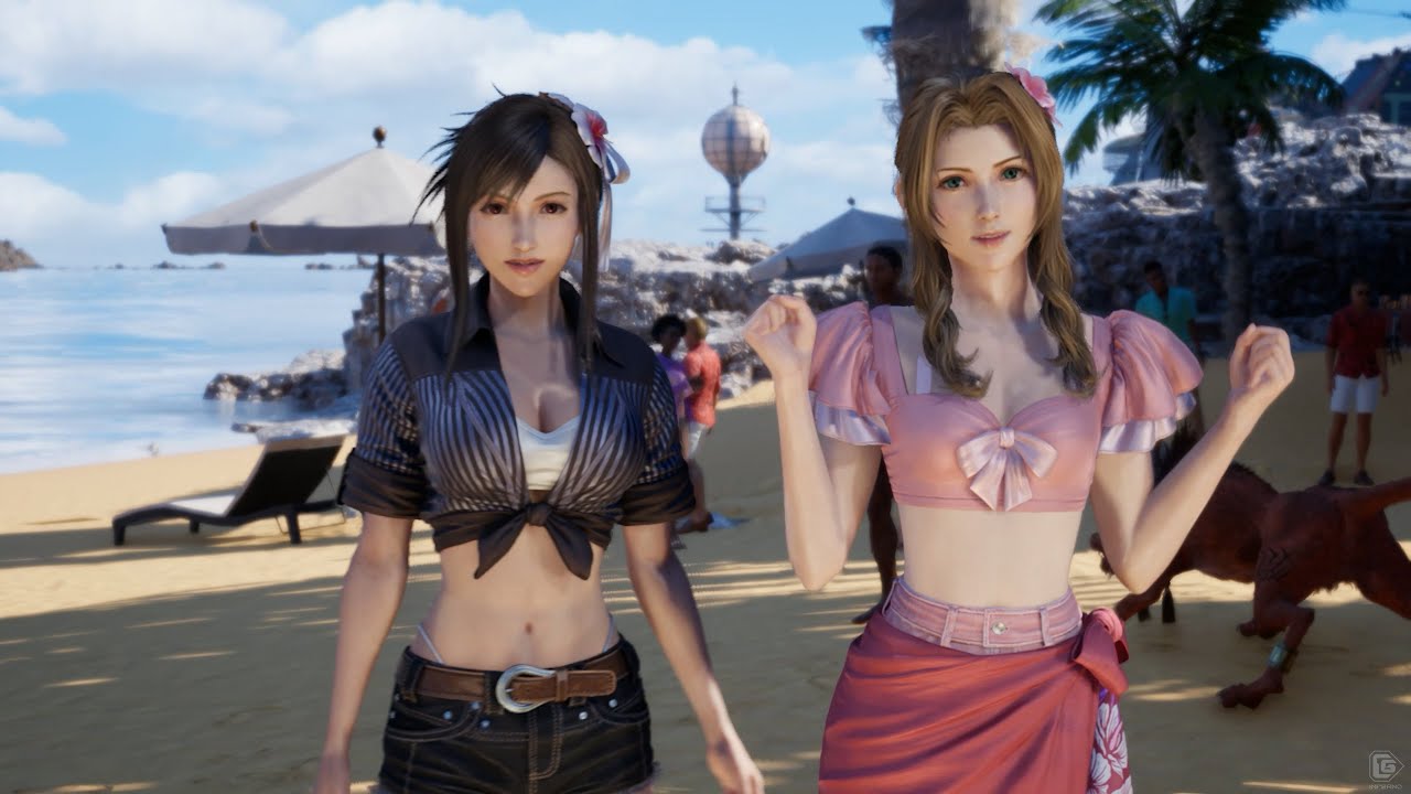 Final Fantasy 7 Rebirth - Full Costa Del Sol Beach Cutscene