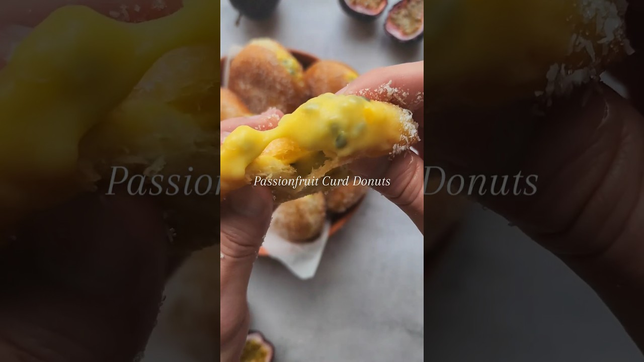 Passionfruit Curd Donuts | Harris Farm Markets