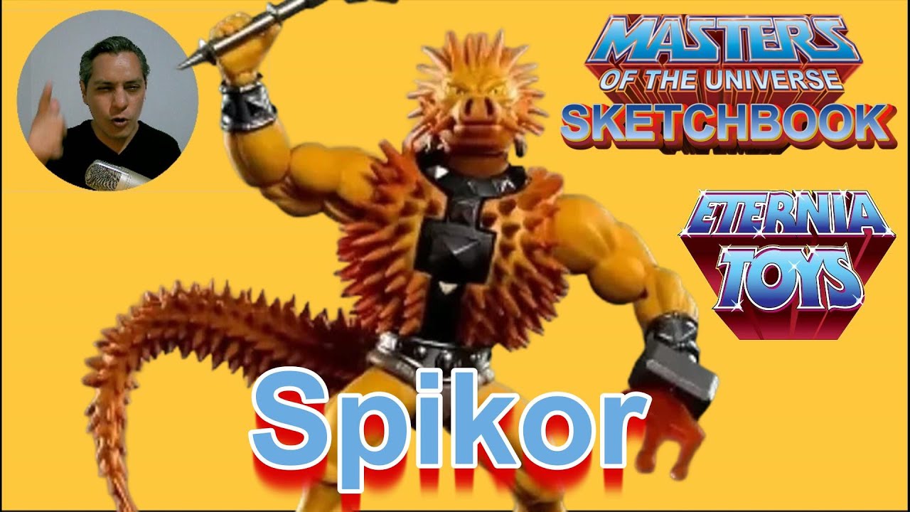 Spikor Sketchbook Masters of the universe Eternia Toys en Español