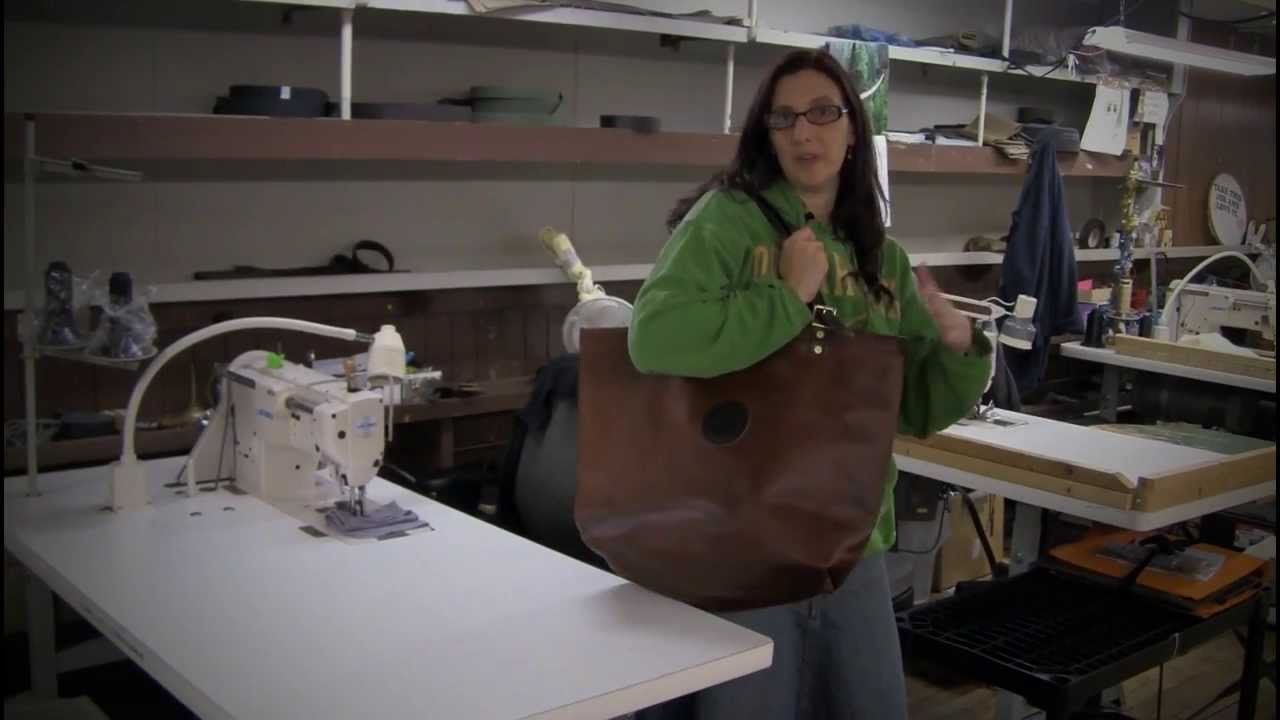 Bison Leather Market Tote - Duluth Pack