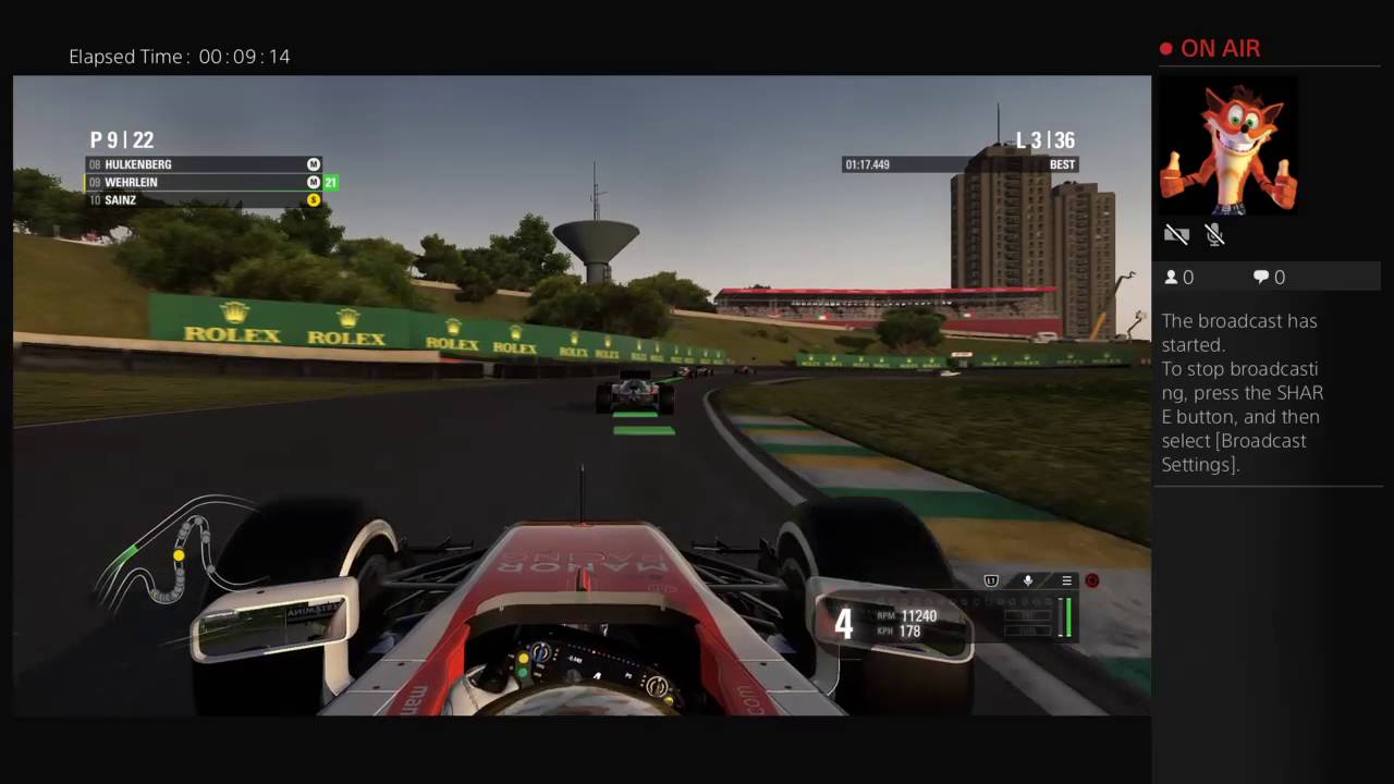 F1 2016 Brazil 50% (Expert Difficulty)