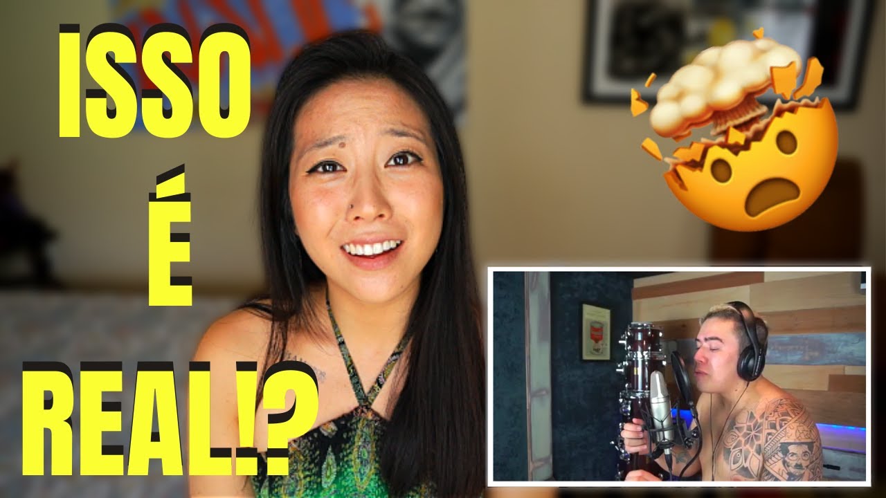 UMA GRINGA REAGE À WHINDERSSON NUNES CANTANDO EM INGLÊS // US AMERICAN REACTS TO BRAZILIAN SINGER