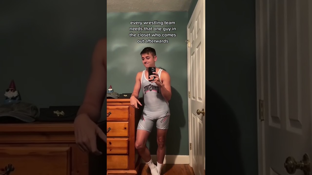 Being the gay guy on the wrestling team is hard.. 🤐🤼&zwj;♂️