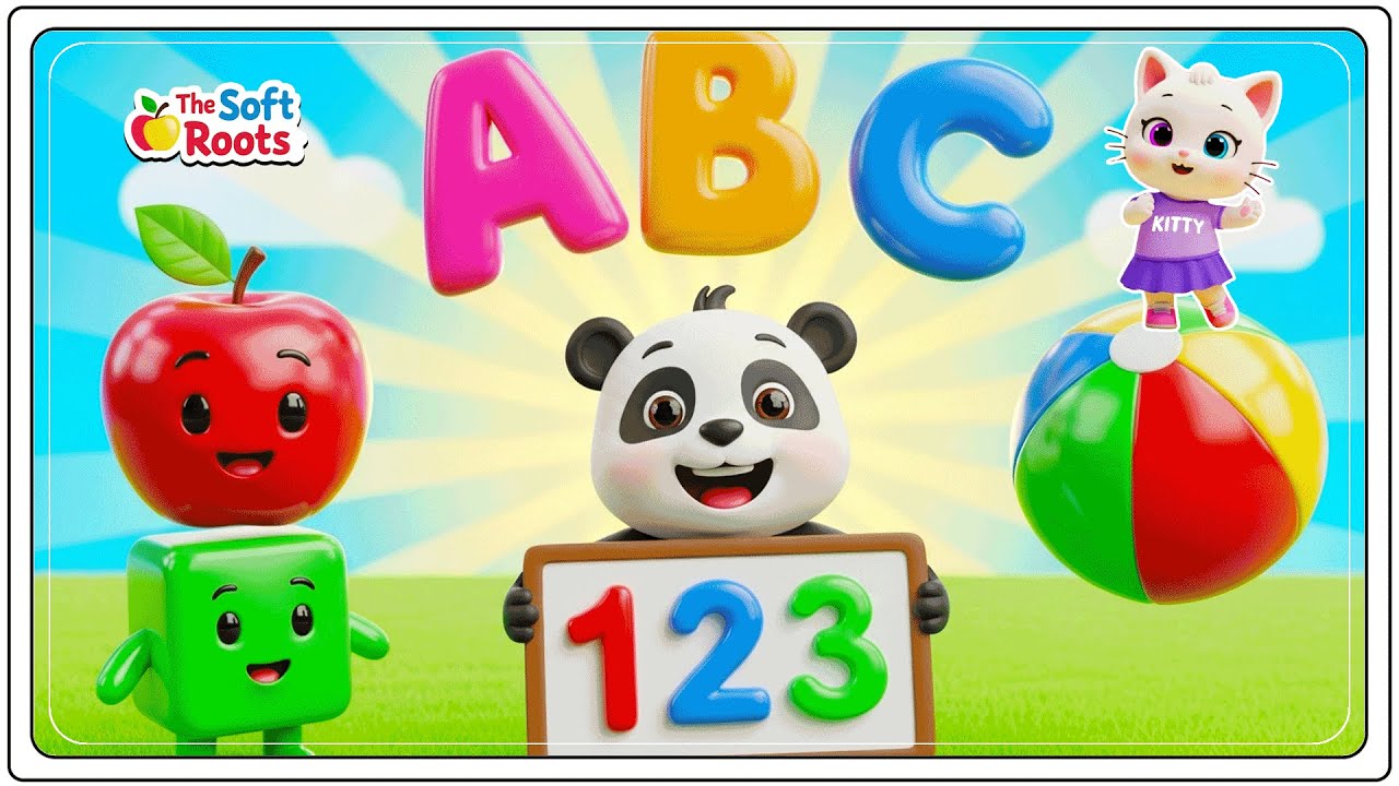 Preschool Learning activities for 3 year olds at home | Learn ABC Phonics Shapes Numbers Colors 🌈