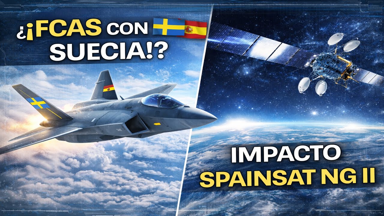 ¿¡FCAS CON SUECIA?! IMPACTO SPAINSAT NG II