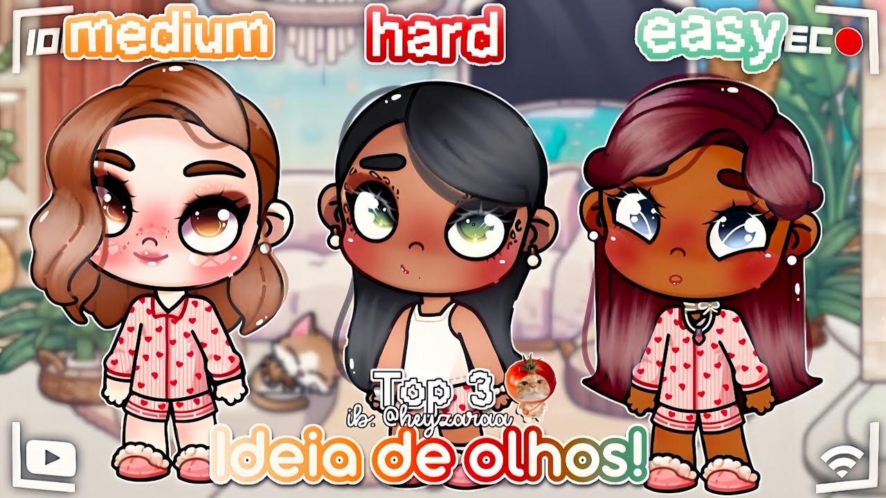 *TUTORIAL* 3 IDEIAS DE EDIÇÕES DE OLHOS !!👩🏽‍🎨🥹|| *VOICED🎙️* || AVATAR WORLD! 