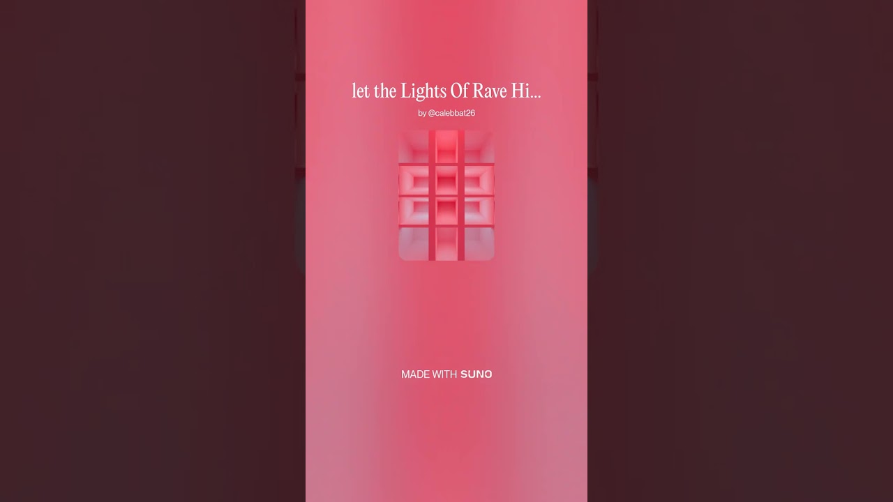 let the Lights Of Rave Hit me