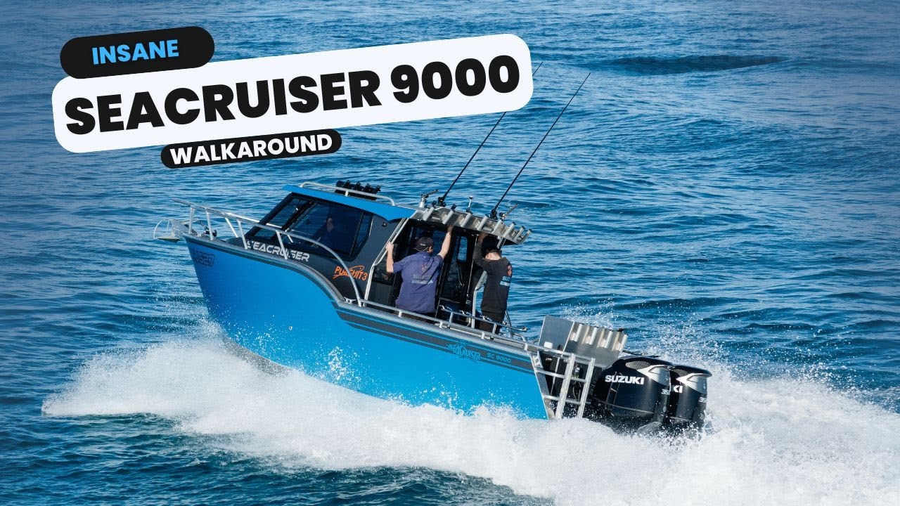 INCREDIBLE Seacruiser 9000 Offshore Fishing Boat!