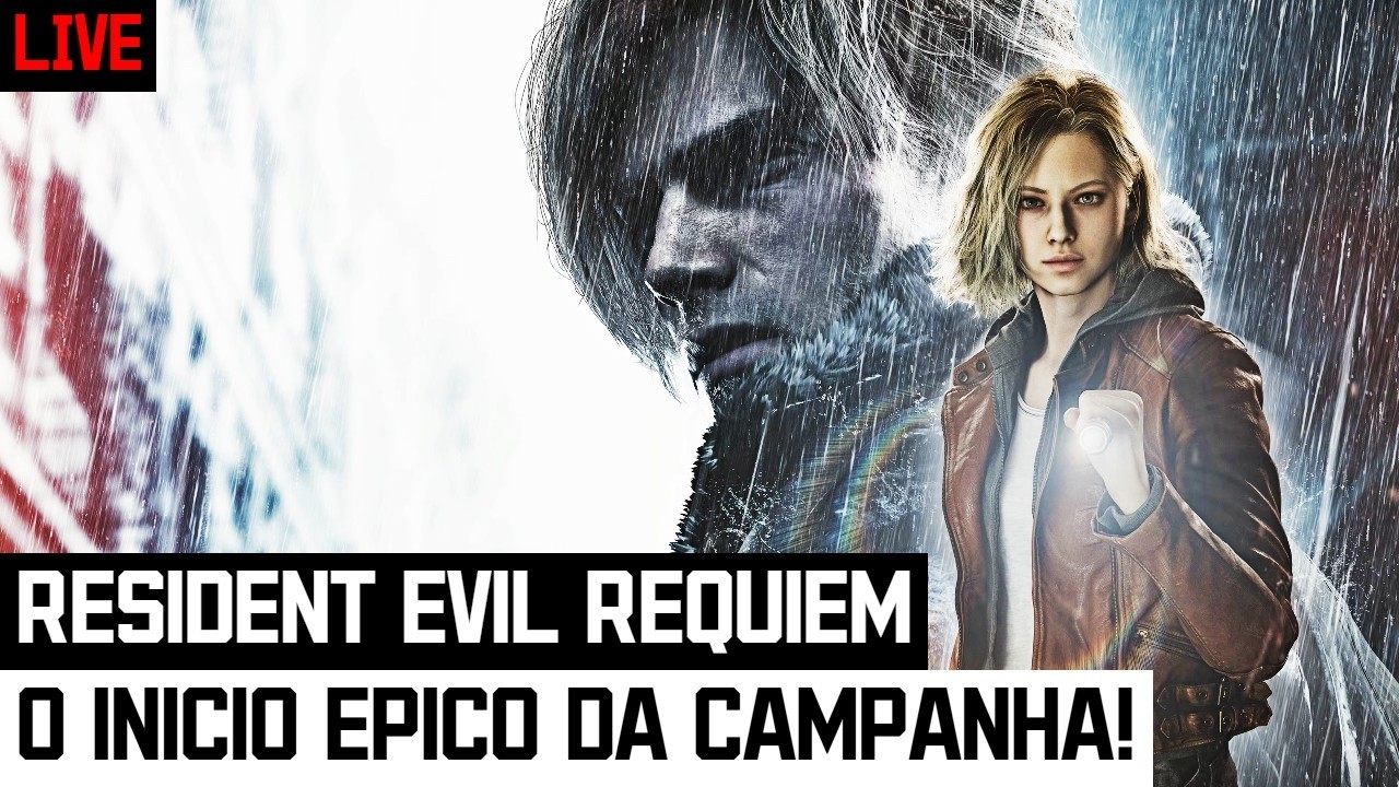 REQUIEM PARA OS MORTOS! JOGANDO RESIDENT EVIL REQUIEM AO VIVO