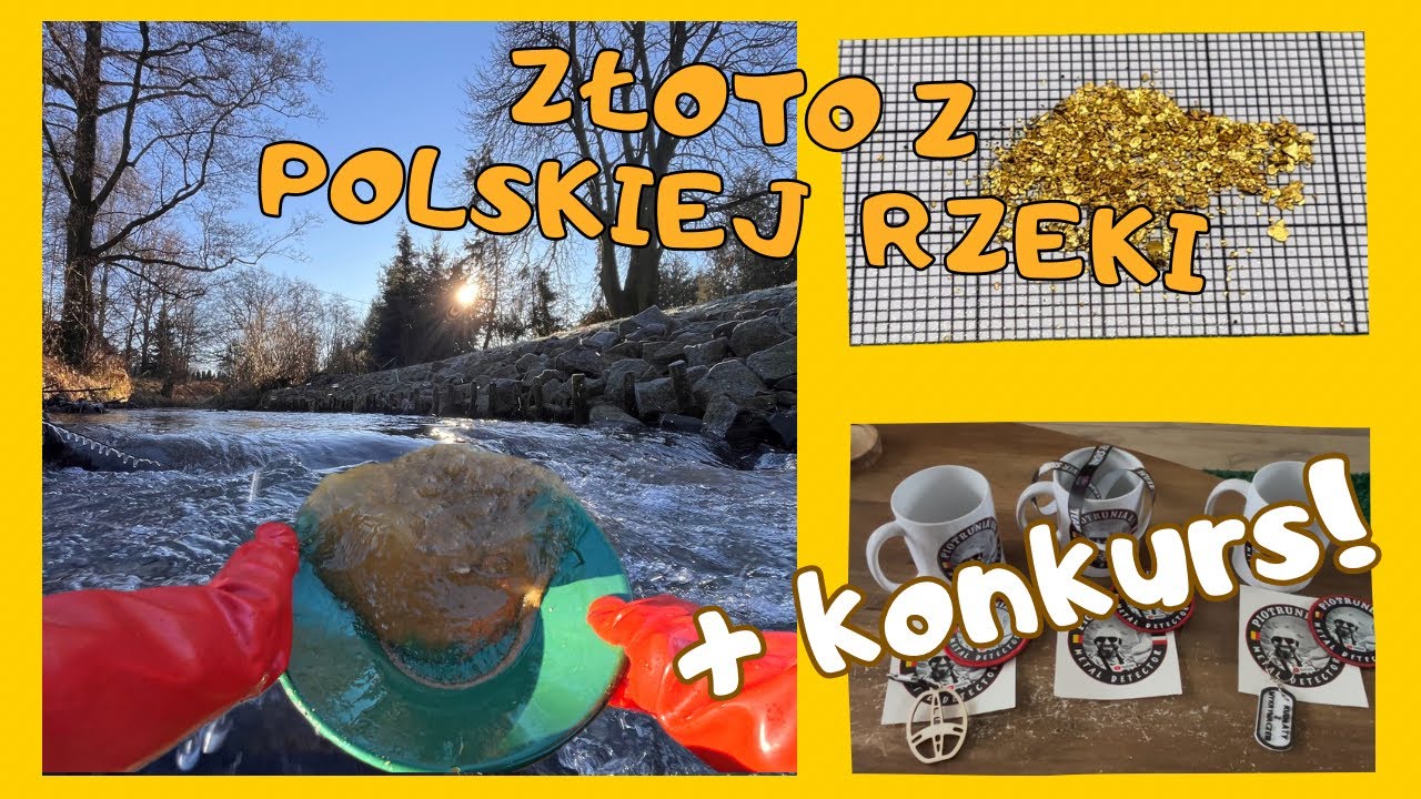 Złoto z rzeki + konkurs „Ile tego znalazłem?”