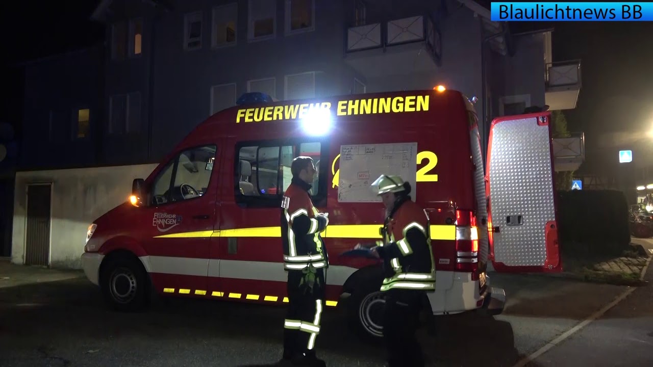 Übung der Feuerwehr Gärtringen in Rohrau