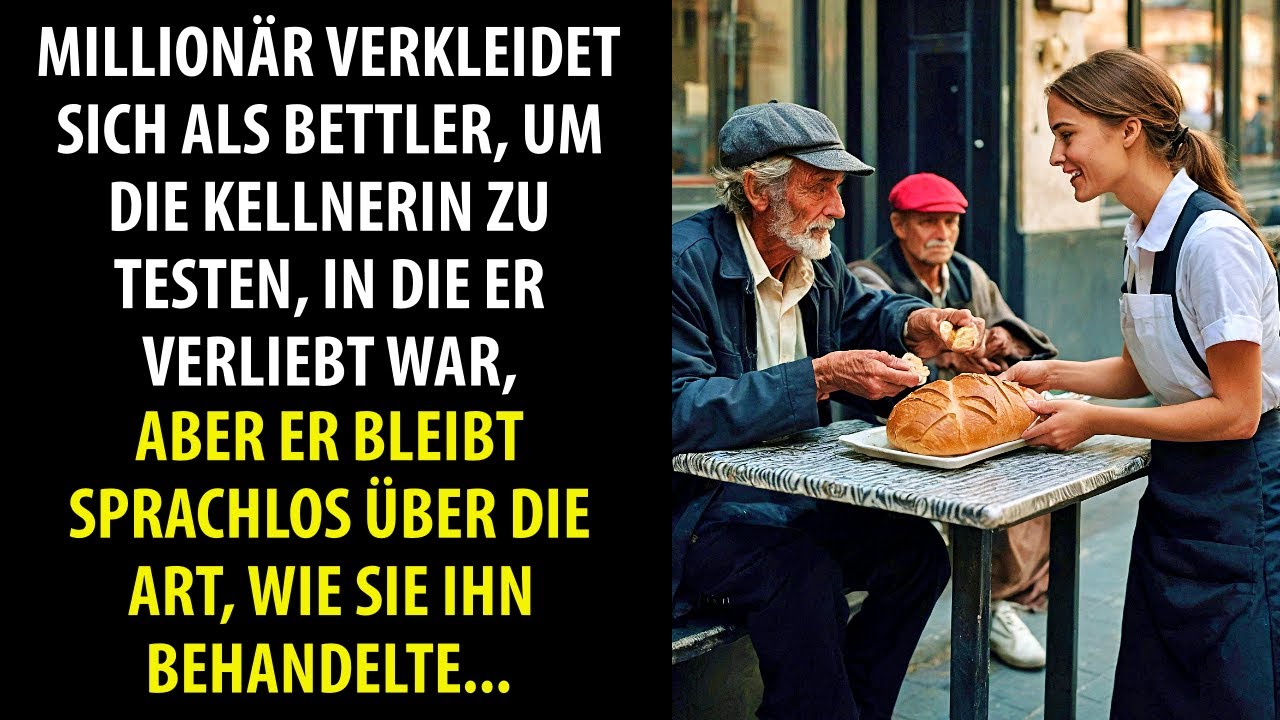 Millionär gibt sich als Bettler aus, um die Kellnerin zu testen, die ihn liebte. Doch ihre Reaktion…