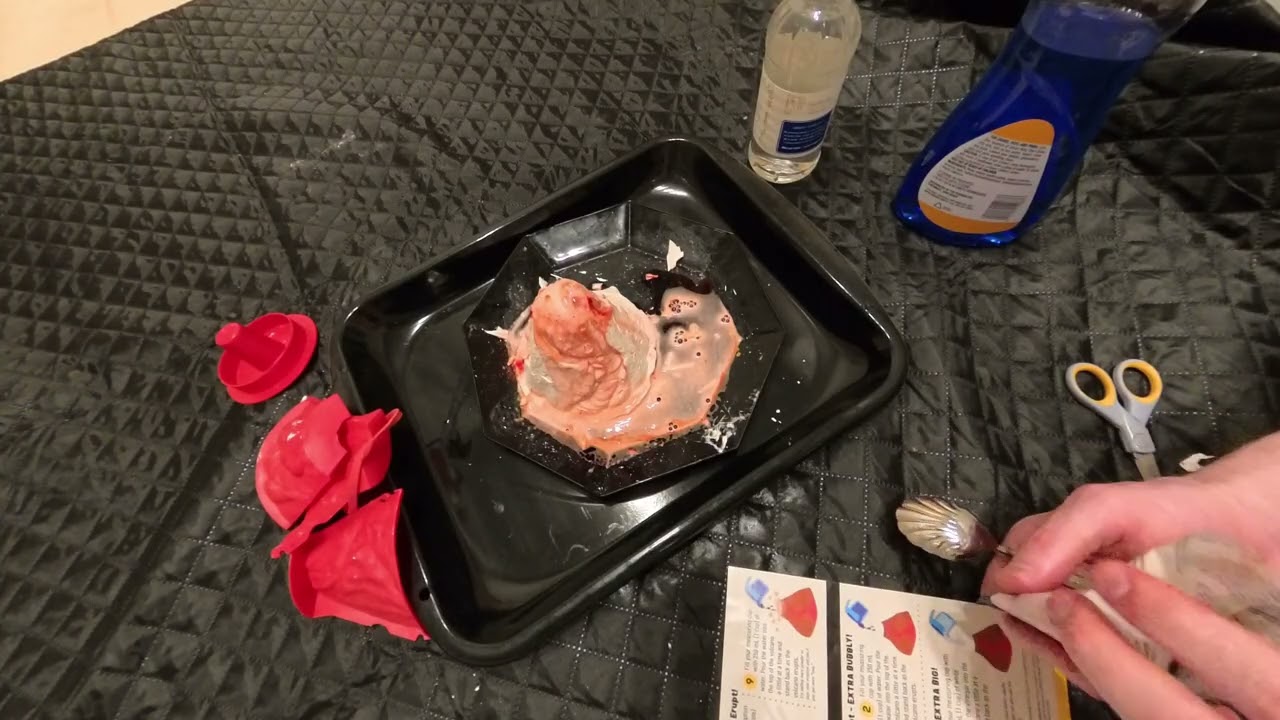 Volcano Eruption Experiment