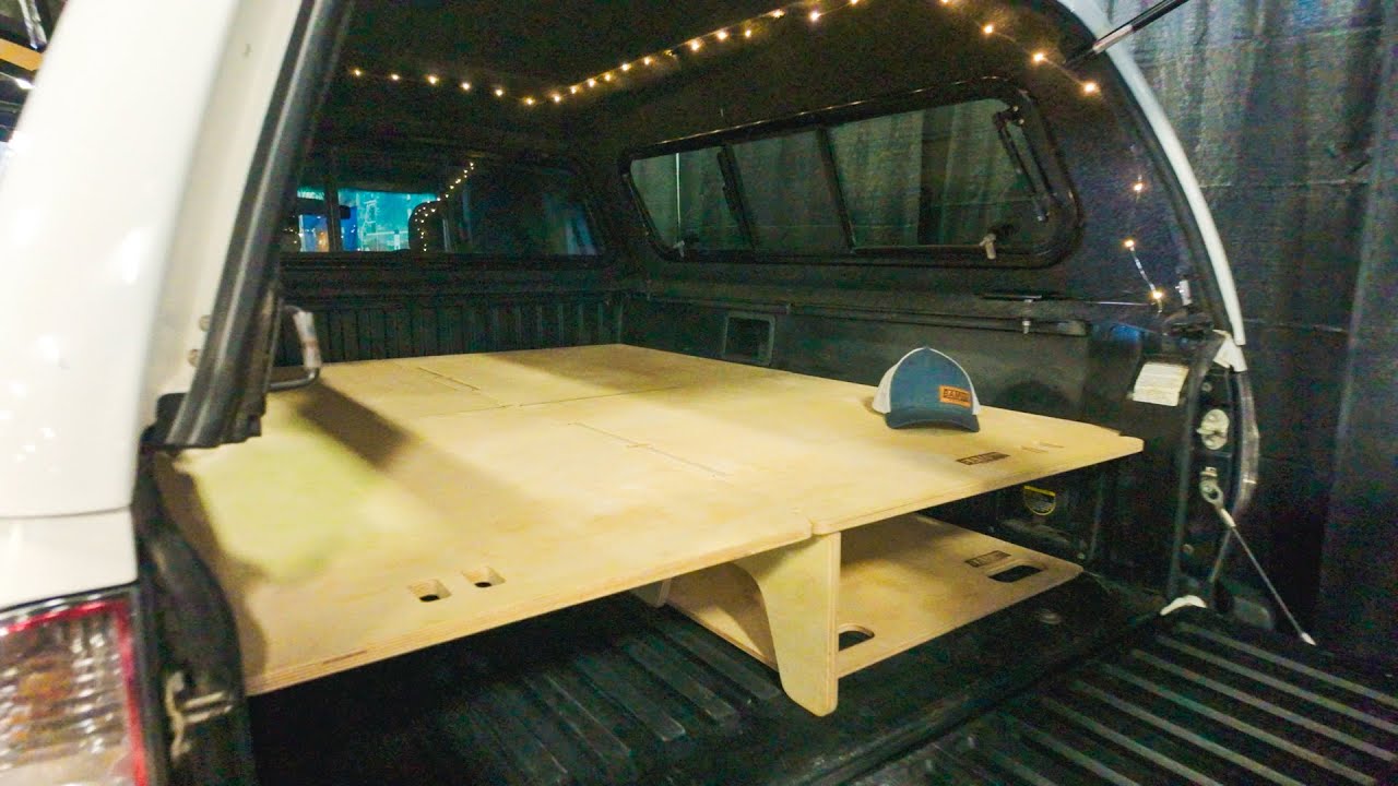 BamBeds No-Drill Truck Bed Sleeping Platform | Overland Camping Setup Demo