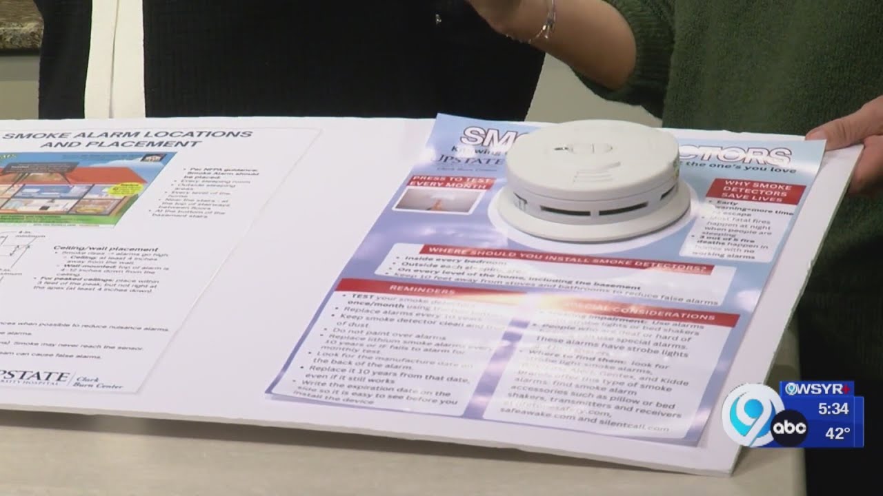 Interview: Upstate's Clark Burn Center shares smoke detector safety tips