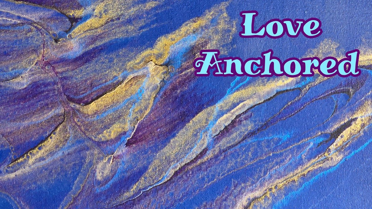 Love Anchored ✨️ Stunning Venetian Blue Acrylic Transparent Base Pour!