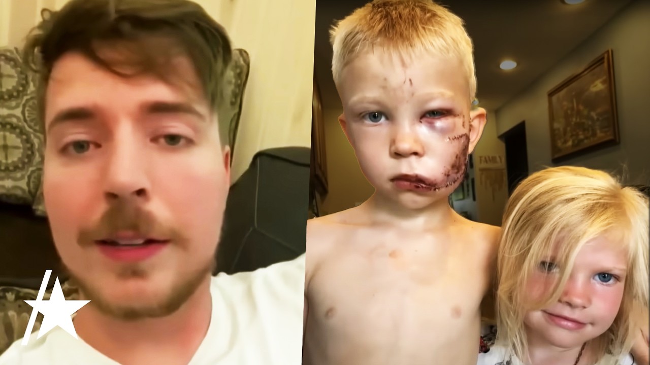 MrBeast удивляет героического мальчика, спасшего сестру от собаки