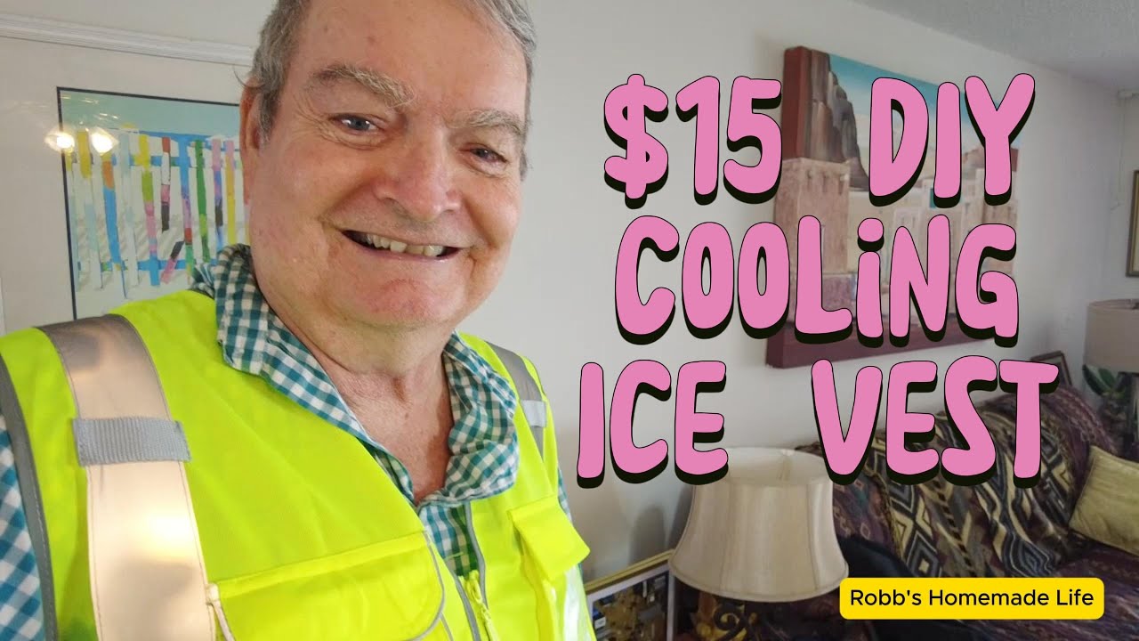 DIY $15 Cooling Ice Vest &ndash; Beat the Heat! Simple Quick Homemade Project