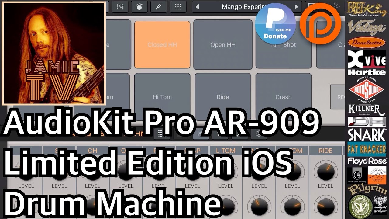 Audiokit Pro AR-909 Limited Edition Drum Machine Demo + Tutorial