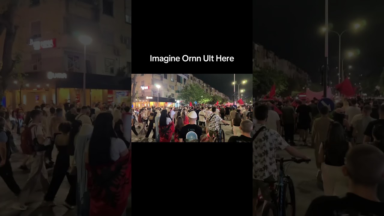 Albania Protest is INSANE #albania #protest