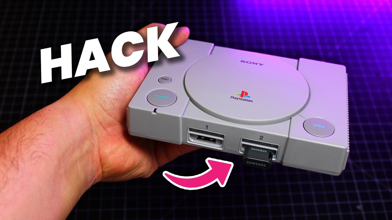 Modifica tu PlayStation mini - Como agregar juegos a un PS Classic mini | elrafias