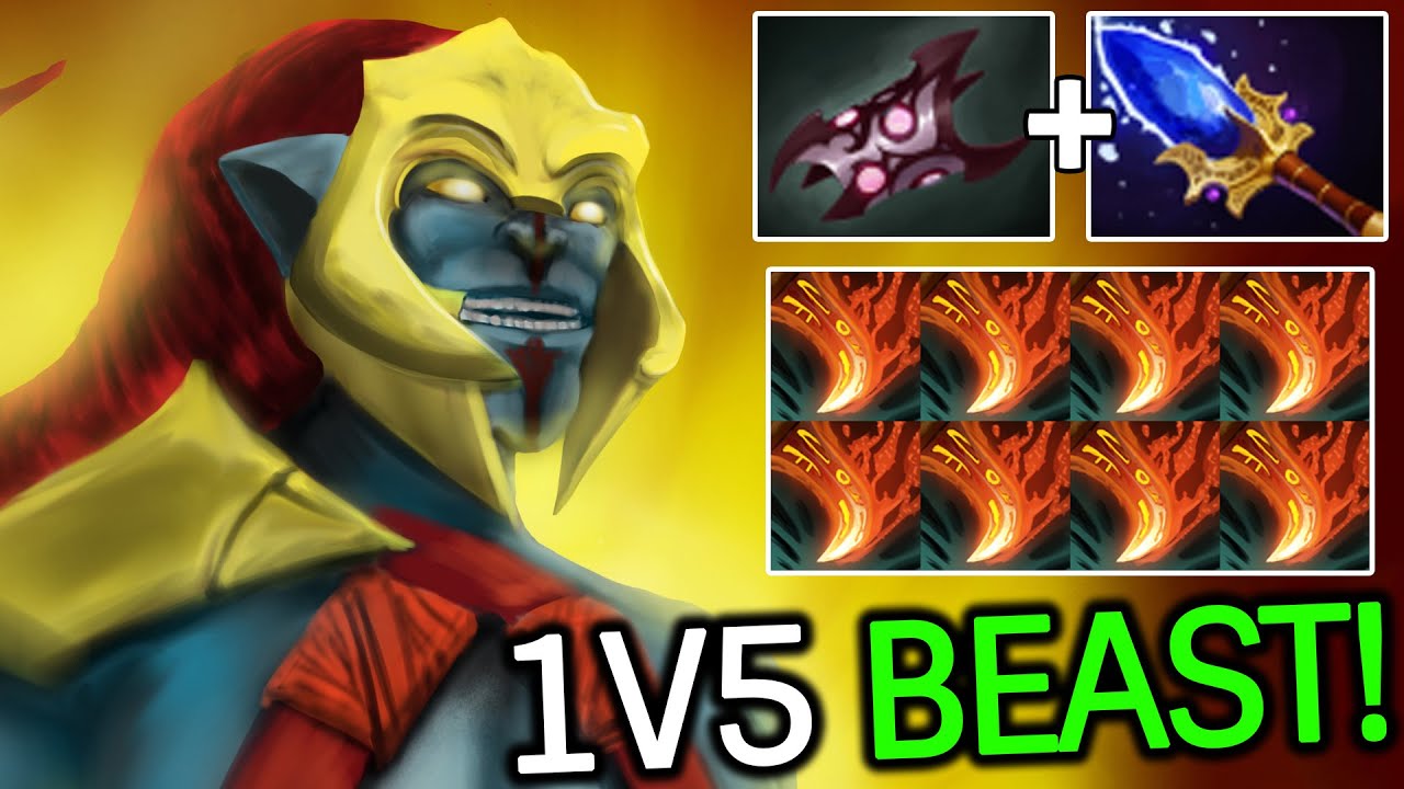 This Is Why Everyone HATES Mid Huskar with Imba Scepter Dota 2