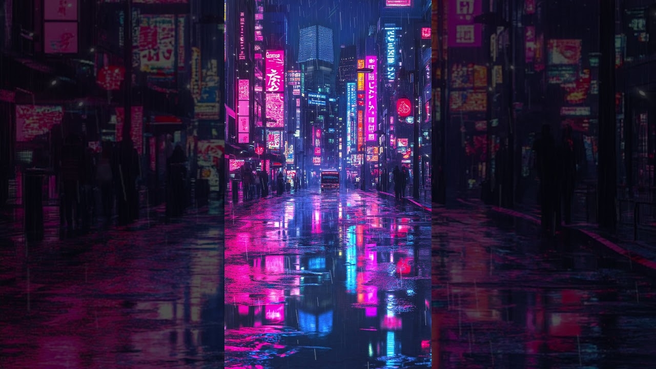 Welcome To GloFi District - Late Night Vibes & Relaxing Ambience 4K