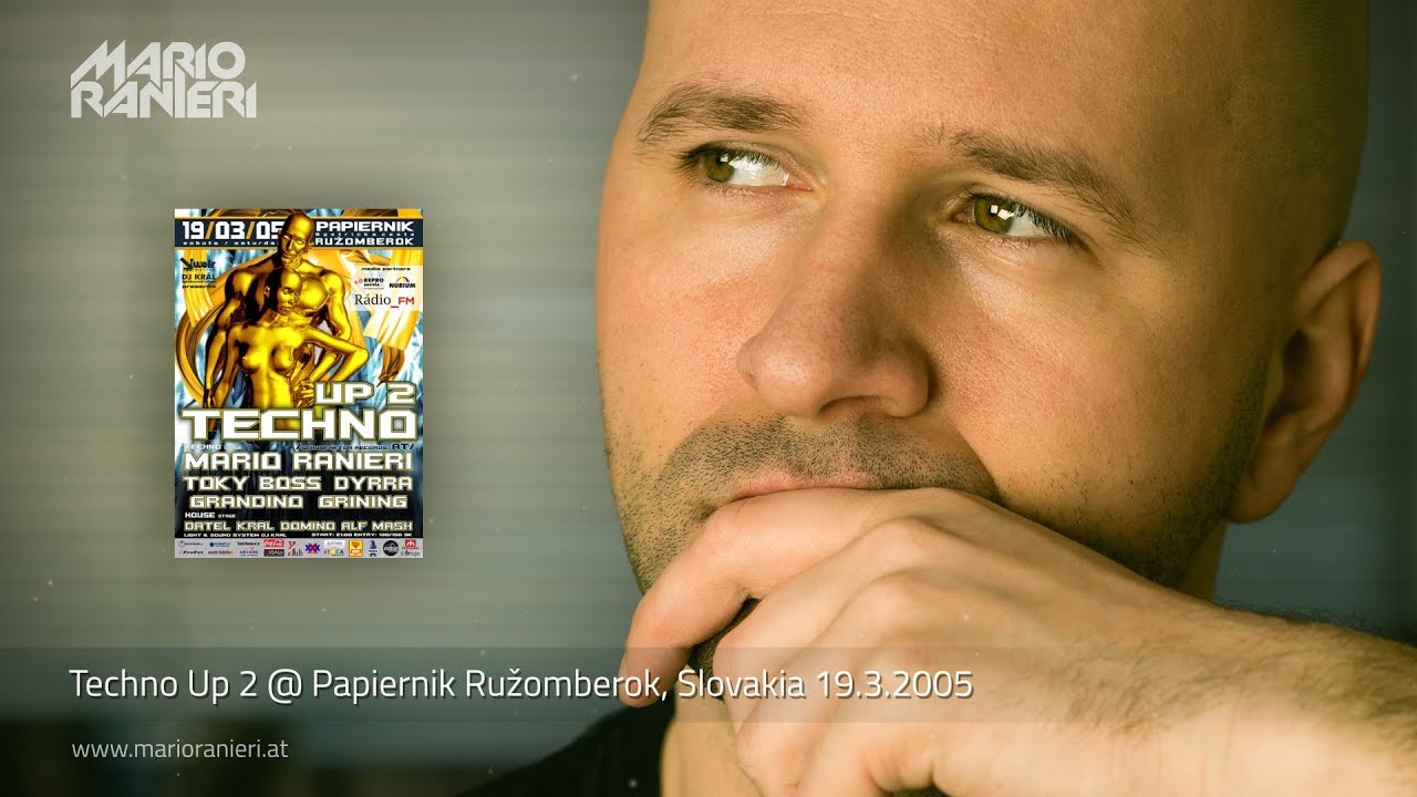 MARIO RANIERI 🎧 Techno Up 2 @ Papiernik Ružomberok, Slovakia 🇸🇰 19.3.2005 (Official Video)