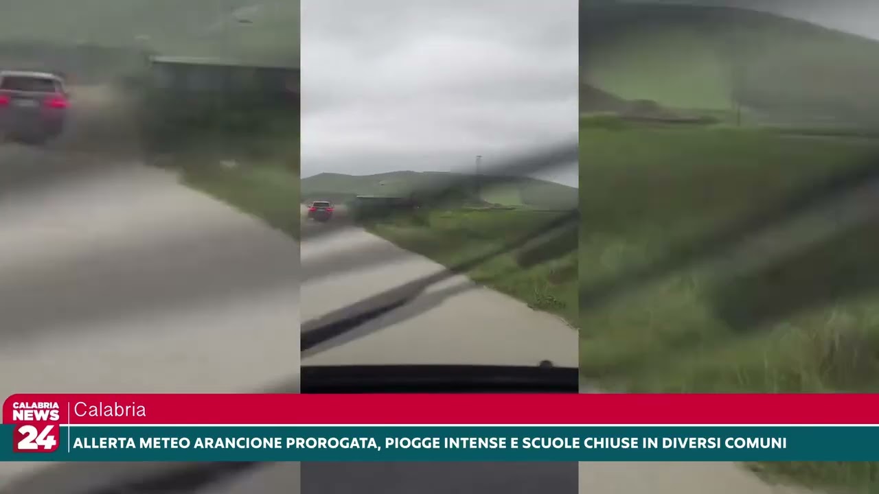 Calabria, allerta meteo arancione prorogata anche per oggi martedi 17 marzo, tra piogge intense e…