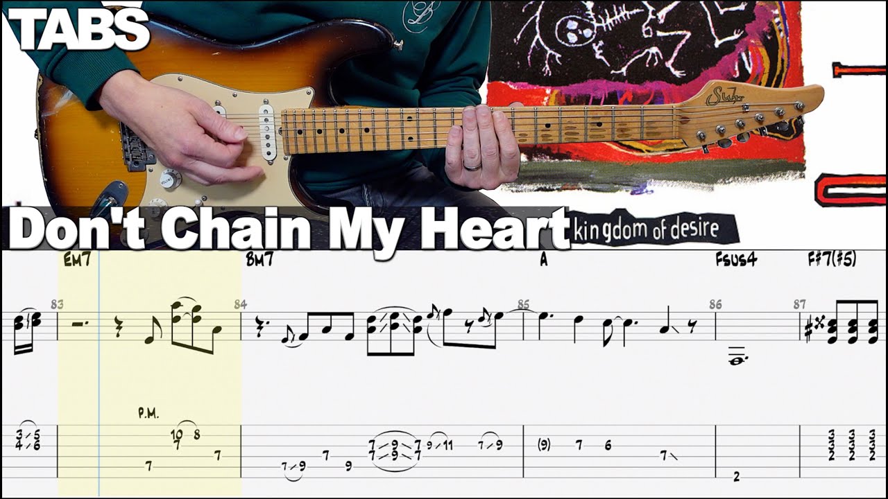 Toto - Don't Chain My Heart | Guitar cover WITH TABS | Live in Paris INTRO |