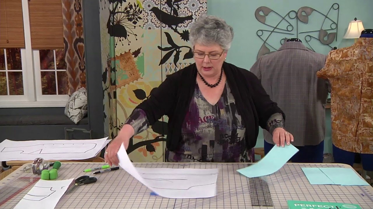 Learn how to alter a blouse pattern for a better fit on It’s Sew Easy with Kathleen Cheetham (611-1)