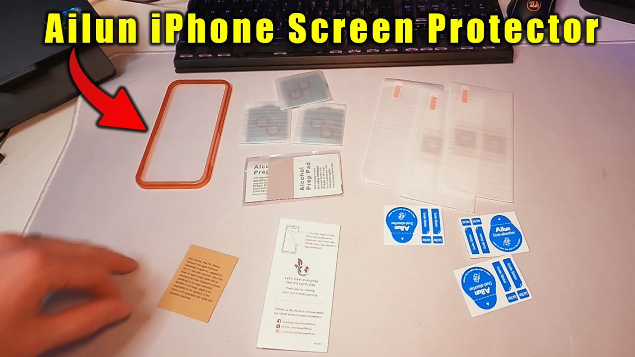Best Budget iPhone 15 Screen Protector (Ailun 3 Pack)